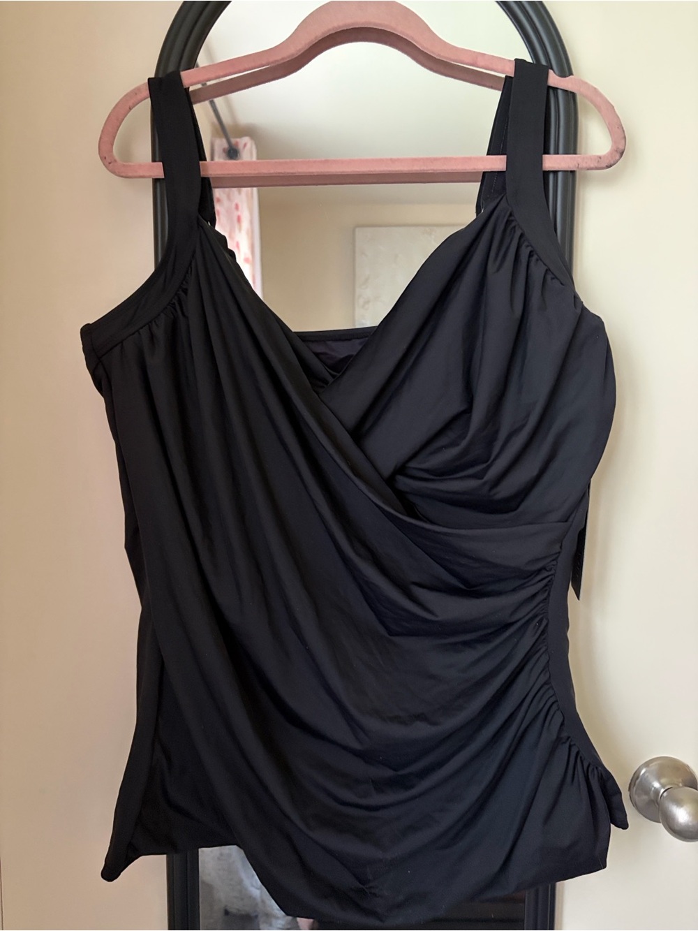 Miraclesuit Black Tankini 18DDD